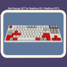 Realforce R2&R2TL 호환 Red 포인트 키캡 SET